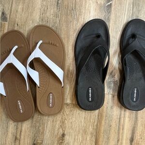 Okabashi flip flops